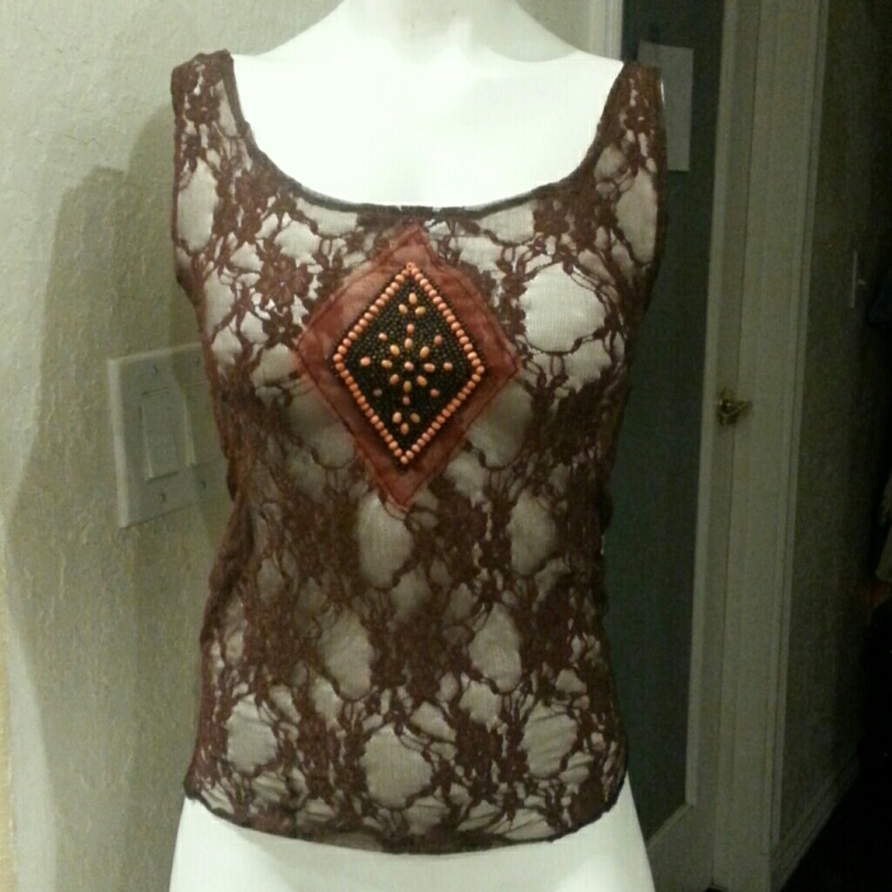 Lace tank